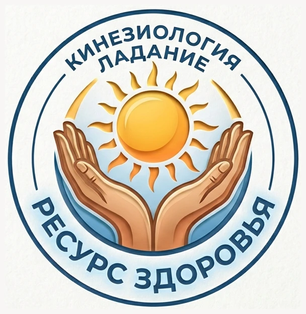 Логотип «Ресурс здоровья»: Кинезиология и Ладание